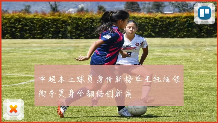中超本土球员身价新榜单王钰栋领衔李昊身价翻倍创新高